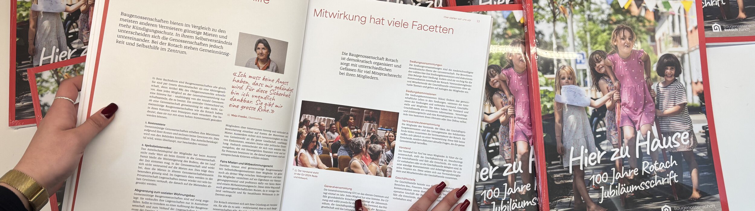 Jubiläumsschrift «Hier zu Hause»